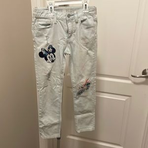 Girls Disney gap skinny jeans